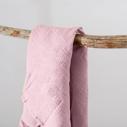 Pack of 2 (50x50cm) Organic Cotton Swaddles - Pink